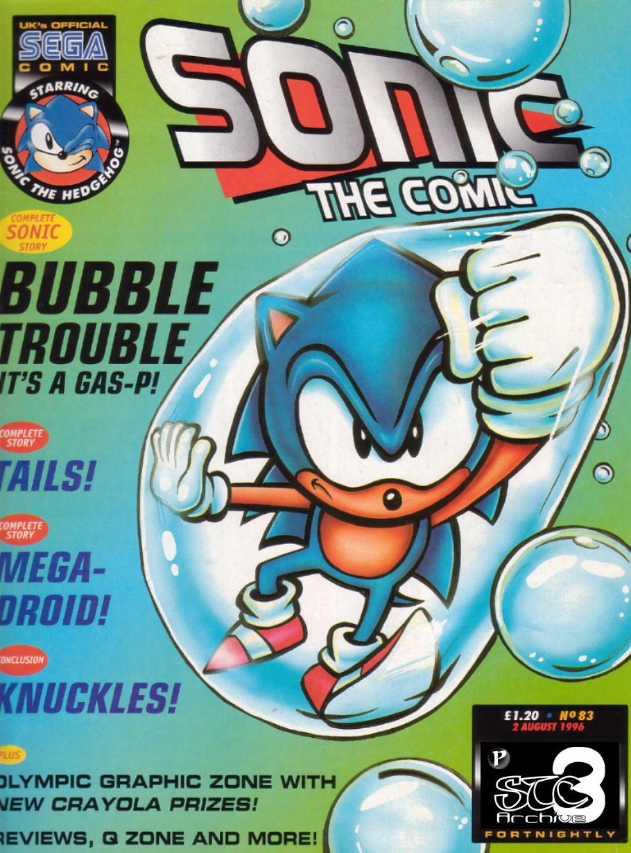 Sonic - The Comic Issue No. 083 Cover Page